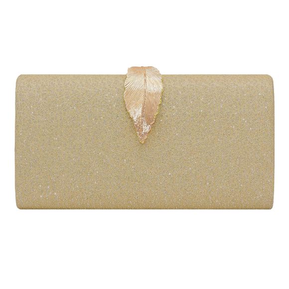 Clutch Purses, Solid Glitter Evening Clutch Bag Shoulder Bag With :[ - Picture 1 of 5